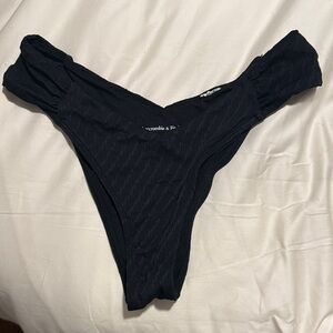 Abercrombie & Fitch Black Bikini Bottom